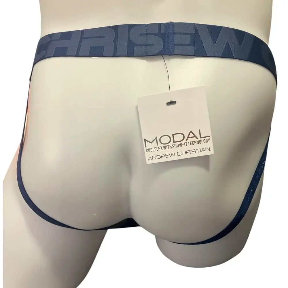 Andrew Christian CoolFlex Modal Jock with SHOW-IT Coral XL Extra Large